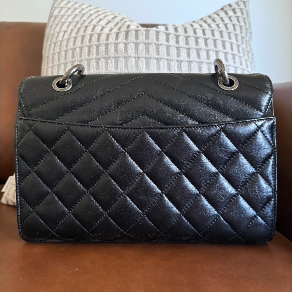 CHANEL Calfskin Quilted Medium Mad About Quilting Flap Black - Picture 3 of 13